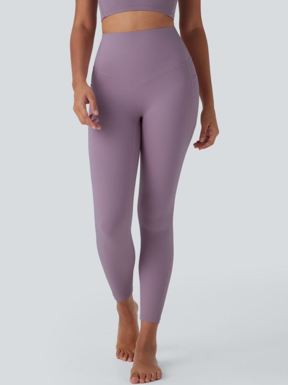 Halara Tulip Purple / Lilac Full Length Ultra Sculpt Cool Leggings NWT Small